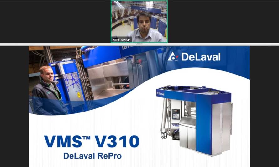 En webinar: DeLaval presentó el nuevo modelo de robot de ordeña VMS V310
