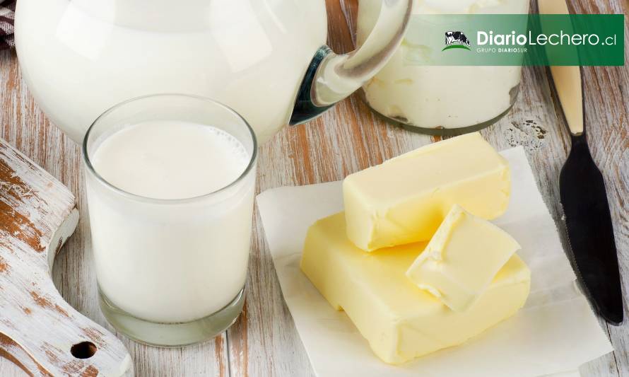 Elaboración de productos lácteos: Destaca alza de leche fluida y mantequilla 