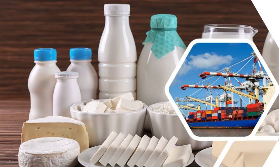 Exportaciones lácteas encadenan segunda alza mensual consecutiva