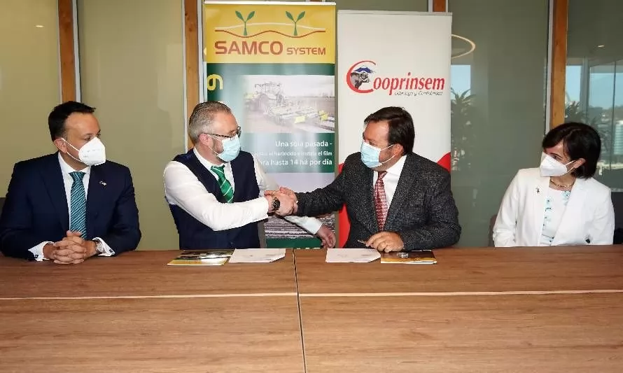 Cooprinsem firma nuevo acuerdo con empresa irlandesa para potenciar la agricultura nacional