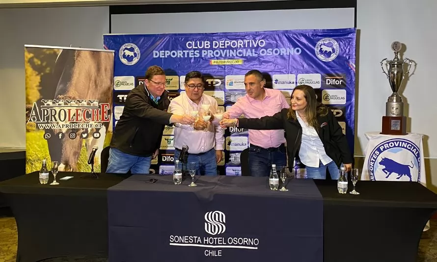 Aproleche renueva su alianza con Deportes Provincial Osorno y triplica su aporte para la presente temporada