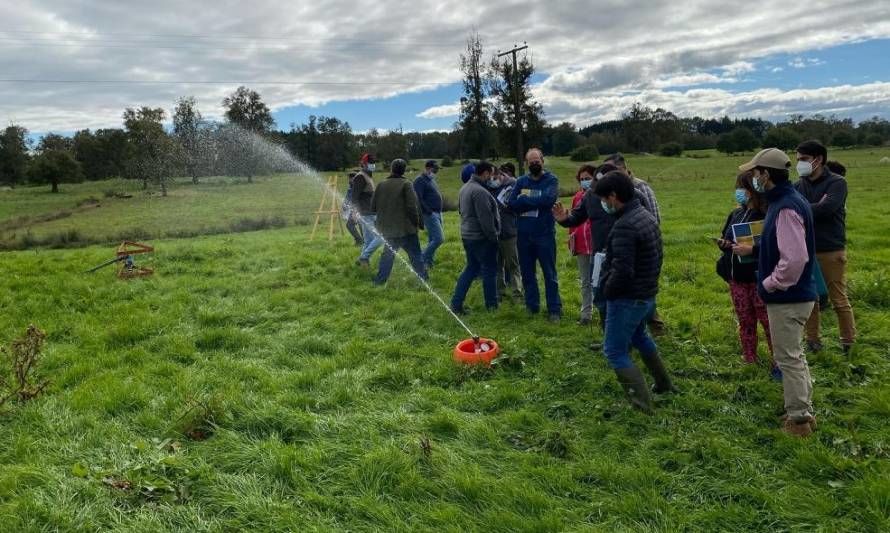 Consorcio Lechero compartió tecnologías de riego en día de campo