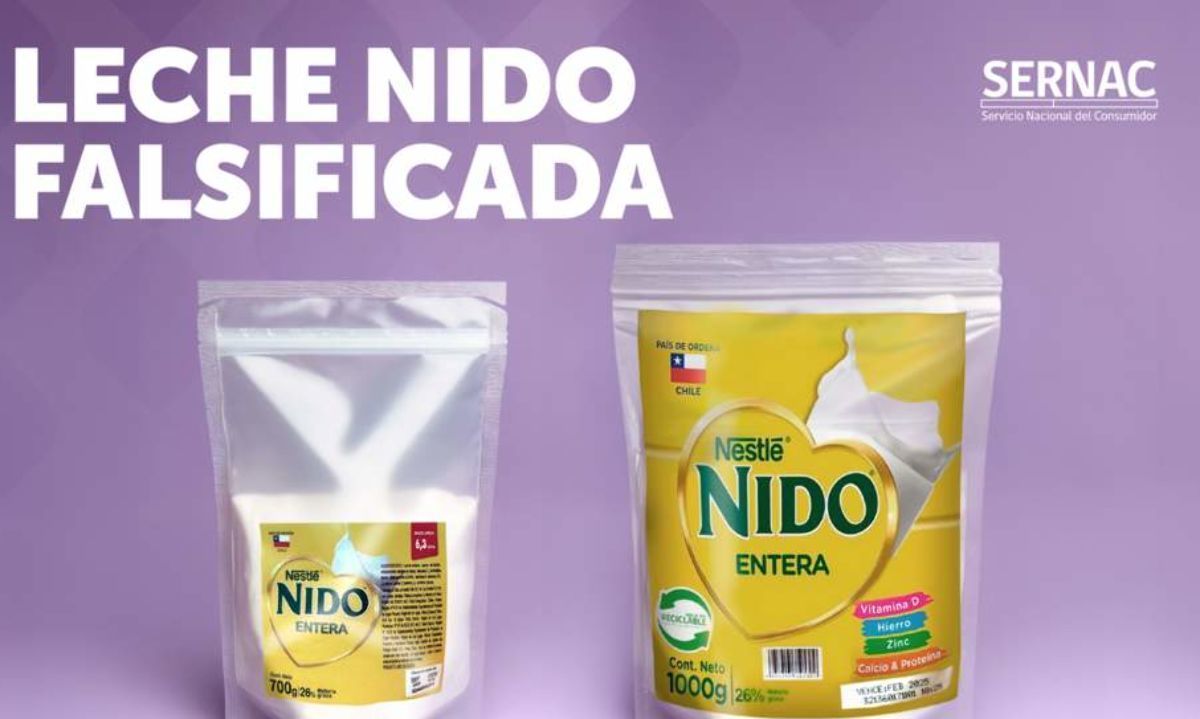 Estos son los formatos falsificados que se estarían comercializando: Crédito: SERNAC.