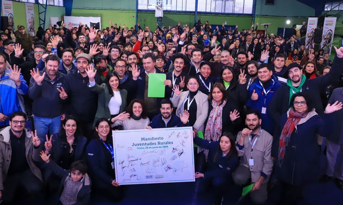 Más de 150 jóvenes de todo el país se dieron cita en el segundo encuentro de juventudes rurales organizado por INDAP