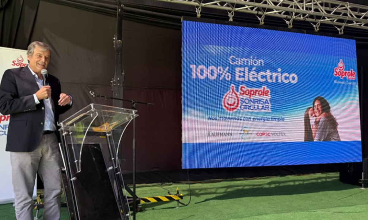 Soprole anunció la implementación de sus primeros camiones refrigerados 100% eléctricos