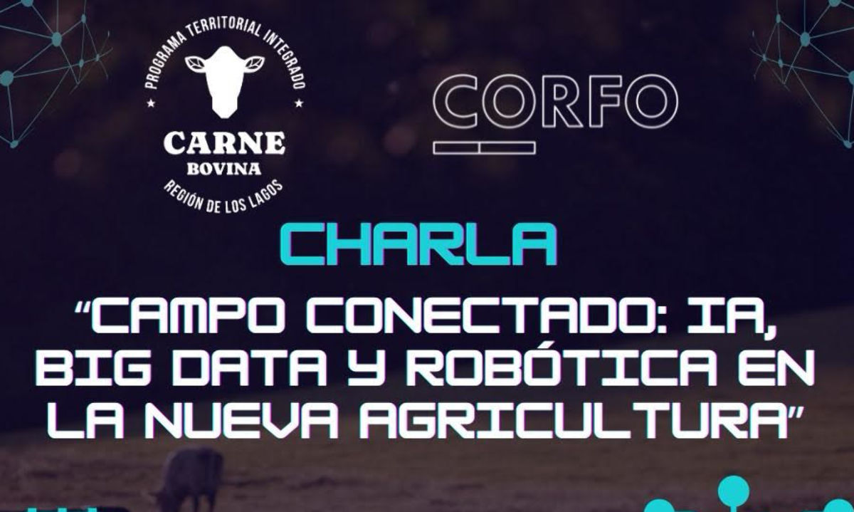 Invitan a charla "Campo Conectado IA, Big Data y Robótica en la Nueva Agricultura"