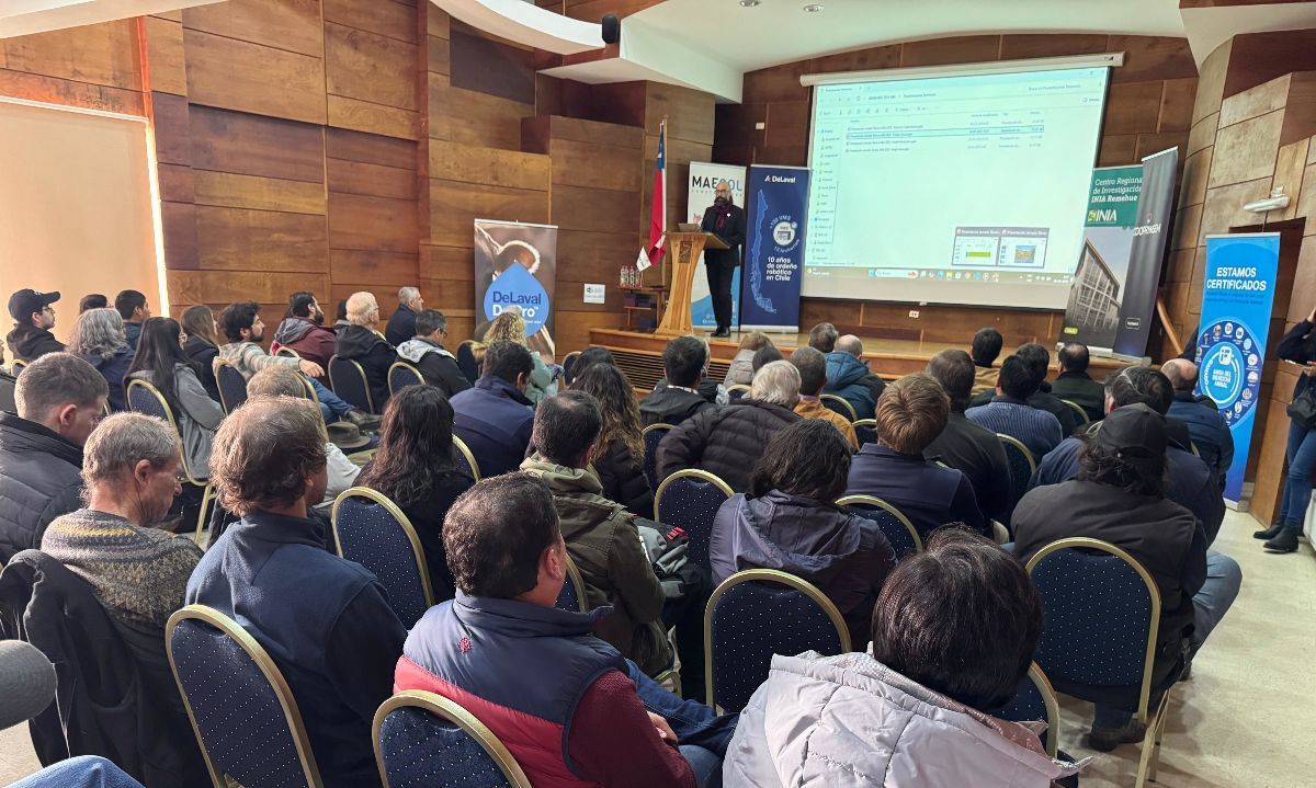 Una muy buena convocatoria tuvo este evento organizado por DeLaval e INIA. Créditos: INIA.